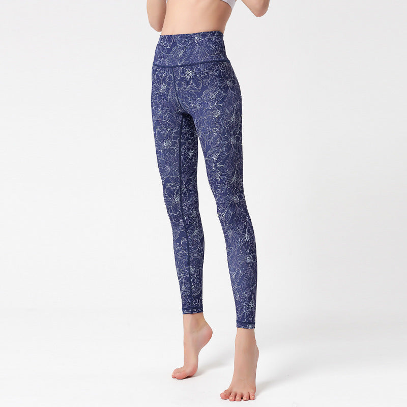 Fashion Tie Dye Leggings Women Fitness Yoga Pants Push Up Workout