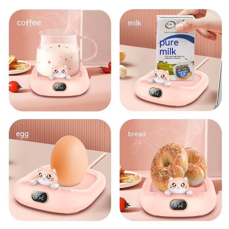 Home Office Cute Pet Constant Temperature Cup Warming Holder Winter