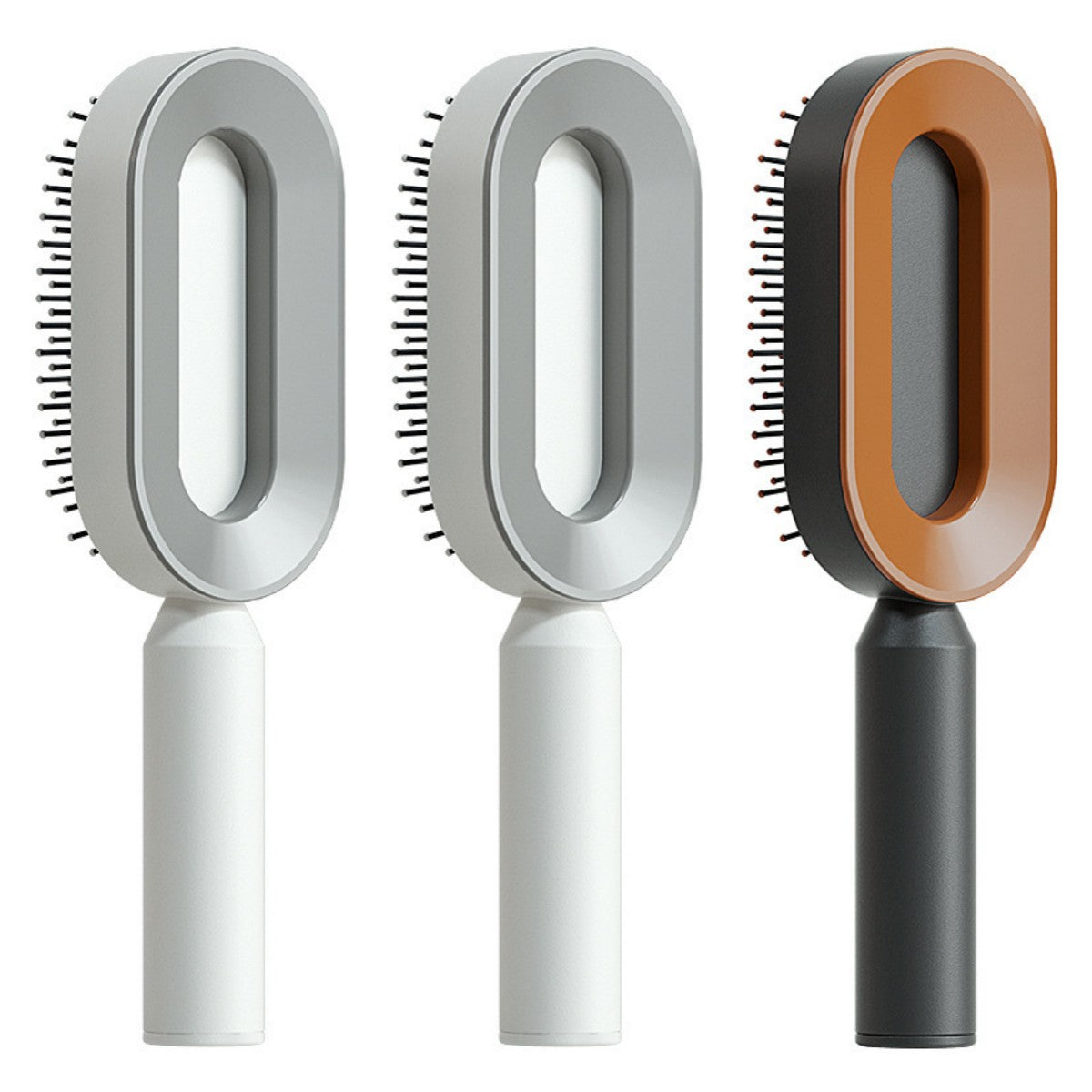 Self Cleaning Hair Brush for Women One-Key Loss Airbag Massage Scalp
