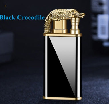 Crocodile and Dolphin Design Butane Lighter