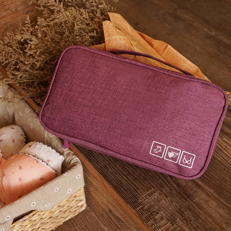 3-Layer Travel Makeup Bag - Multi-Function Cosmetic Organizer Case