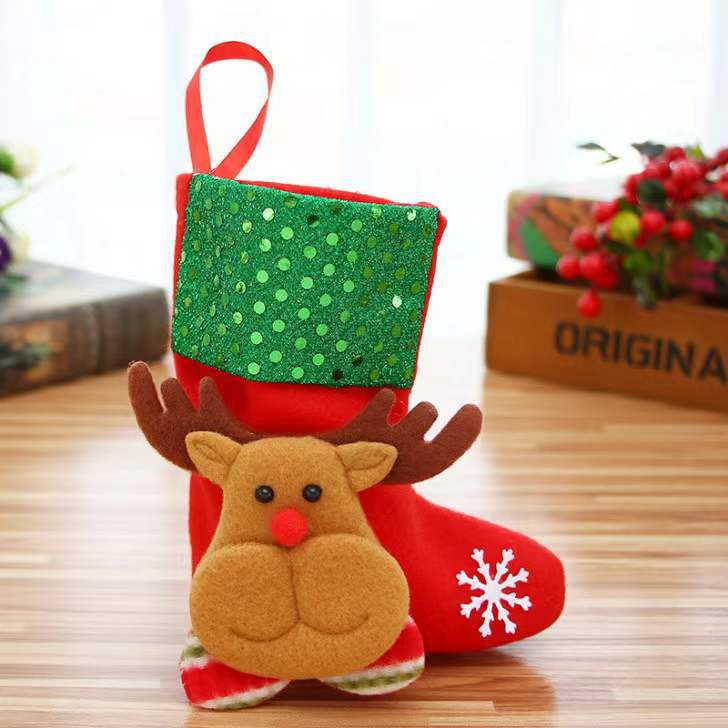 Christmas Decorations Stocking Pendant Gift Bag Hanging Piece