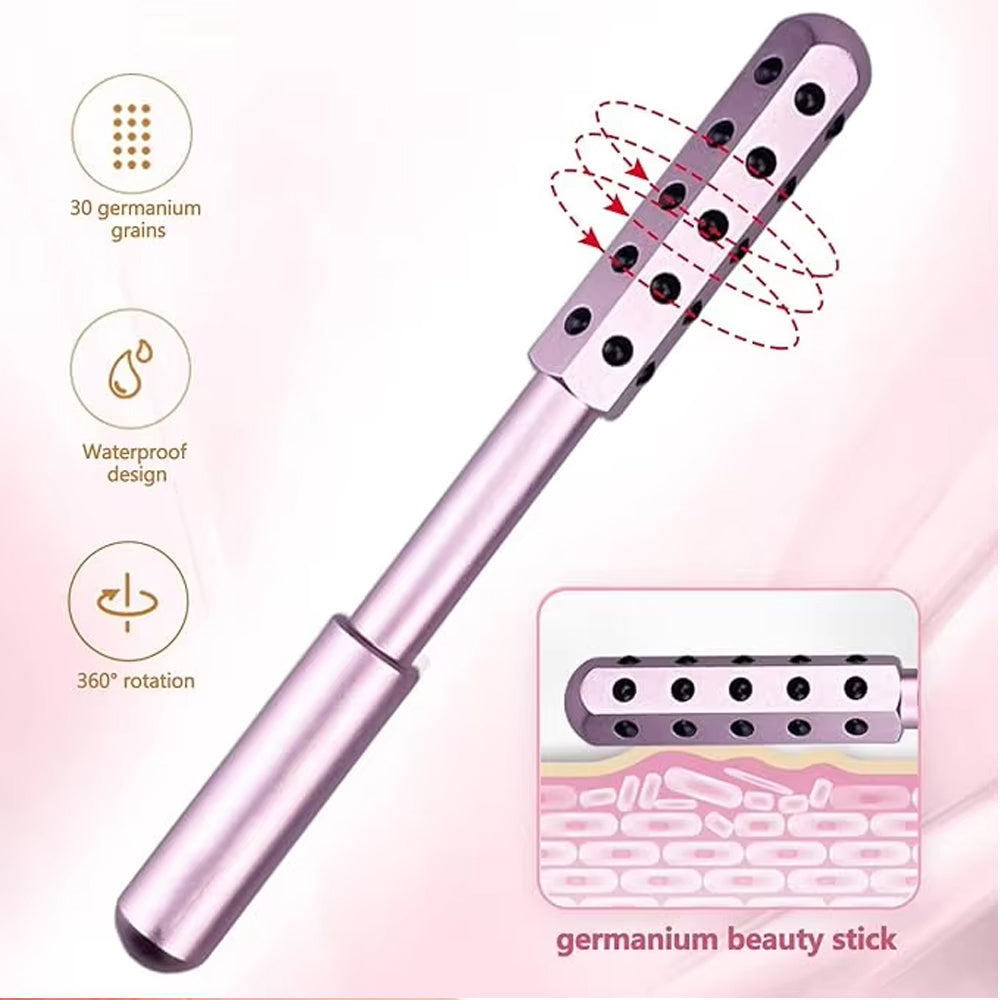 30 Germanium Beauty Stick Massage Facial Roller Face Lift Bar Anti
