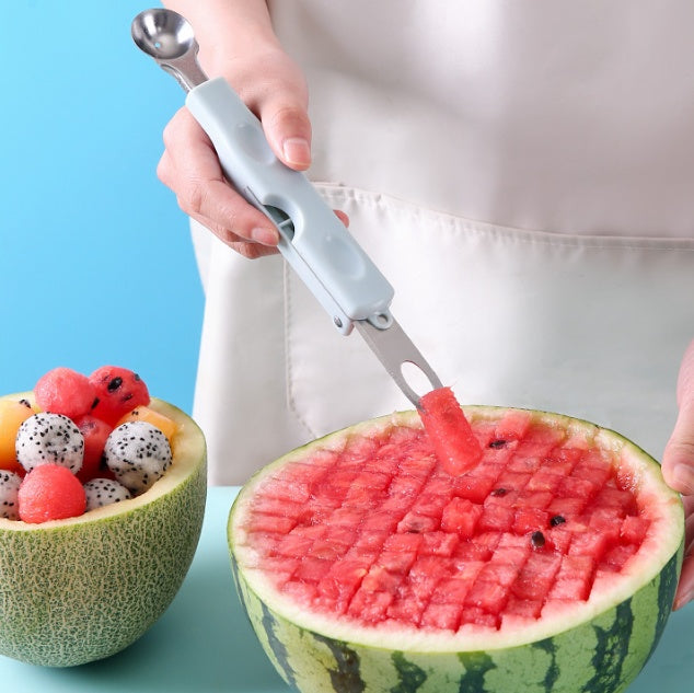 Stainless Steel Multifunctional Fruit Digging Spoon - Melon Baller
