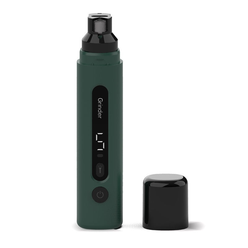 Super Quiet Dog Nail Grinder - Rechargeable 5-Speed Pet Nail Trimmer for Dogs & Cats