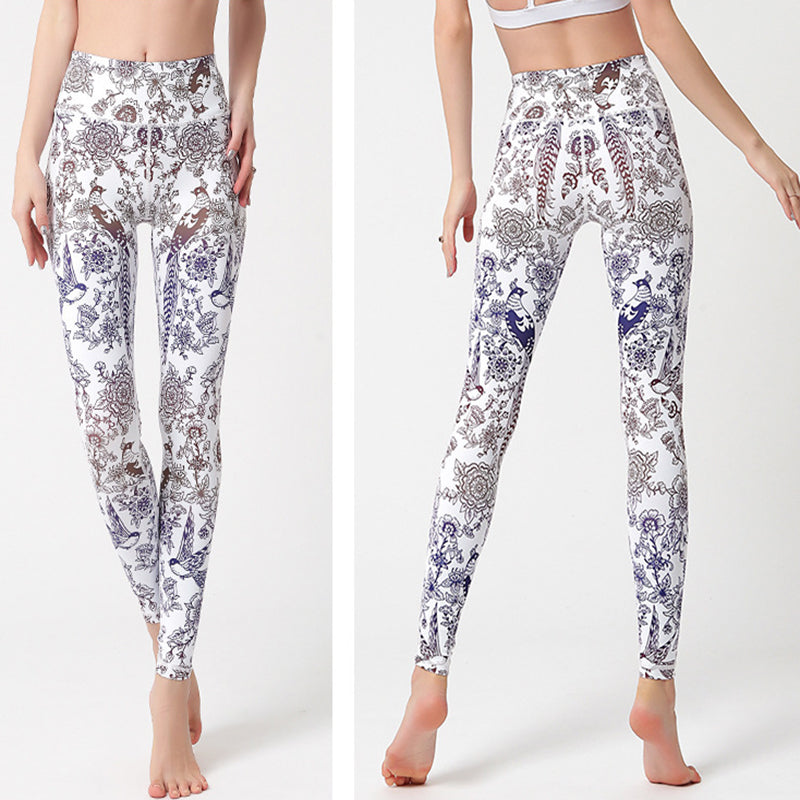 Fashion Tie Dye Leggings Women Fitness Yoga Pants Push Up Workout