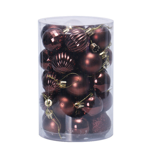 Christmas 34 Ball Set 4cm Ornaments | Xmas Holiday Decor