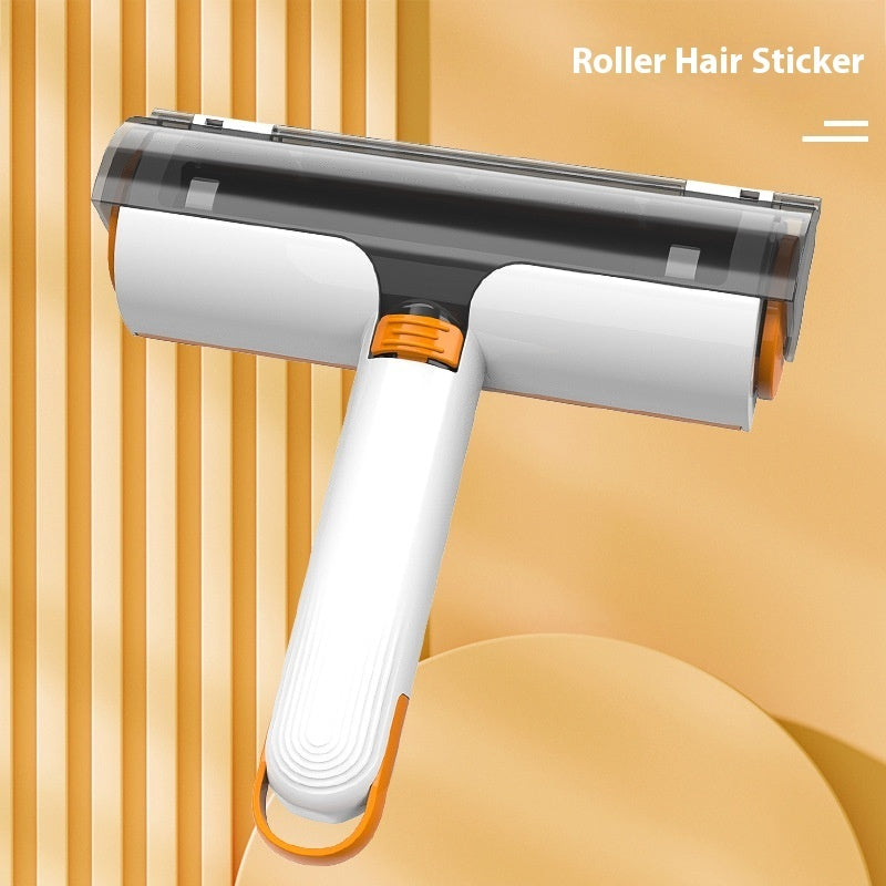 2-in-1 Reusable Pet Hair Remover Roller - Washable Lint Brush for Sofa & Clothes
