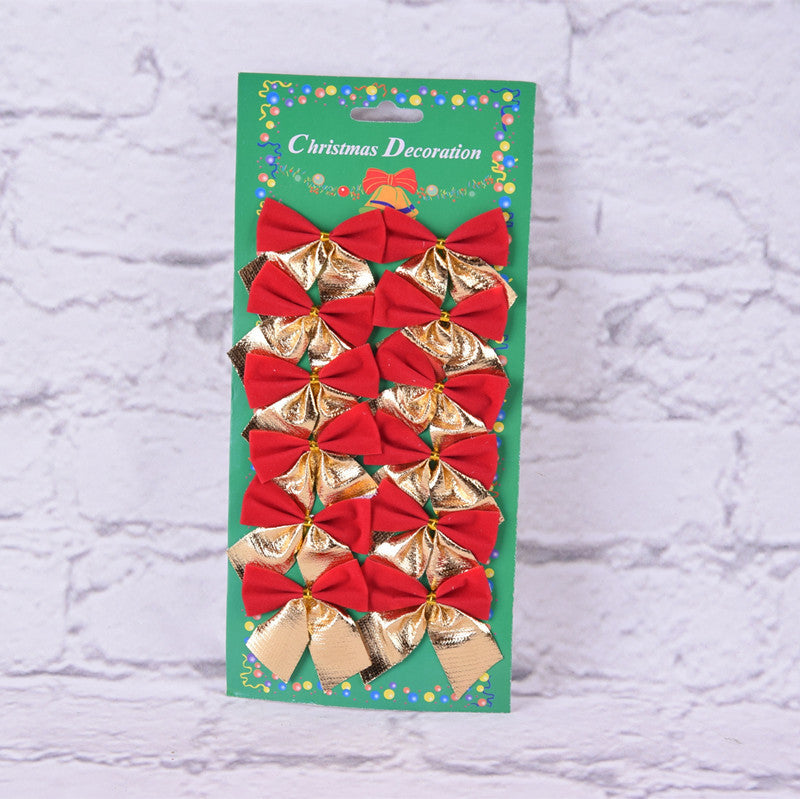 Christmas Tree Ornaments Decoration Bow | Xmas Holiday Decor