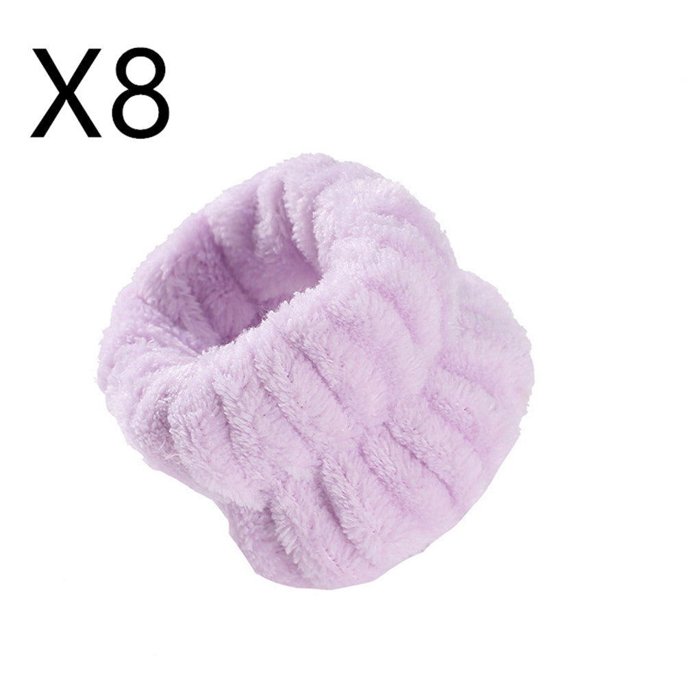 Microfiber Wrist Wash Bands - Absorbent Face Washing Wristbands to Prevent Drips