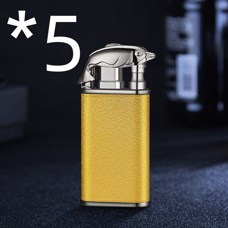 Crocodile and Dolphin Design Butane Lighter