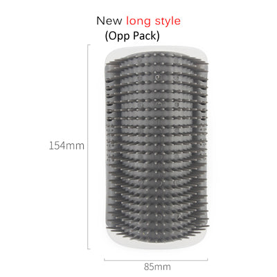 Cat Self-Grooming Corner Brush - Wall-Mounted Massage Comb for Cats