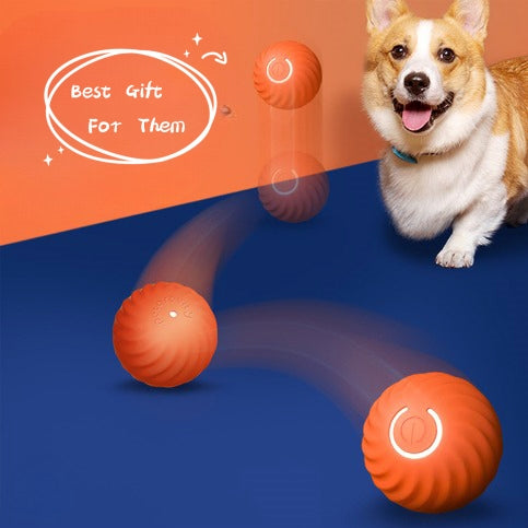 Bite Resistant Rubber Dog Ball - Bouncy Chew Toy for Aggressive Chewers