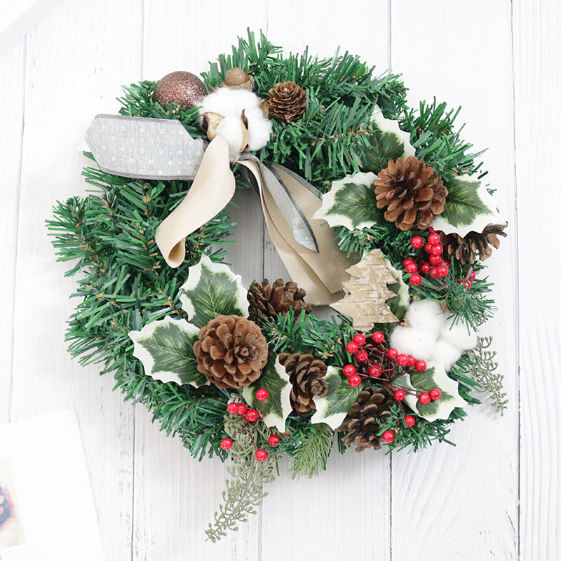 Christmas Ornaments 30cm Wreath | Xmas Holiday Decor
