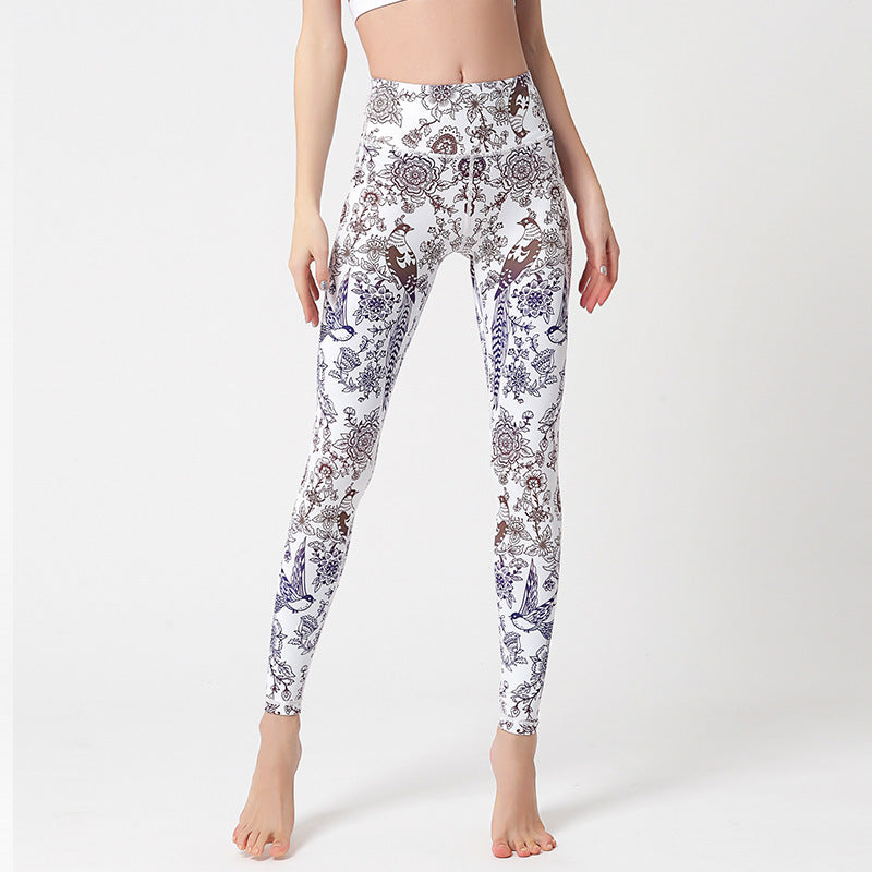 Fashion Tie Dye Leggings Women Fitness Yoga Pants Push Up Workout