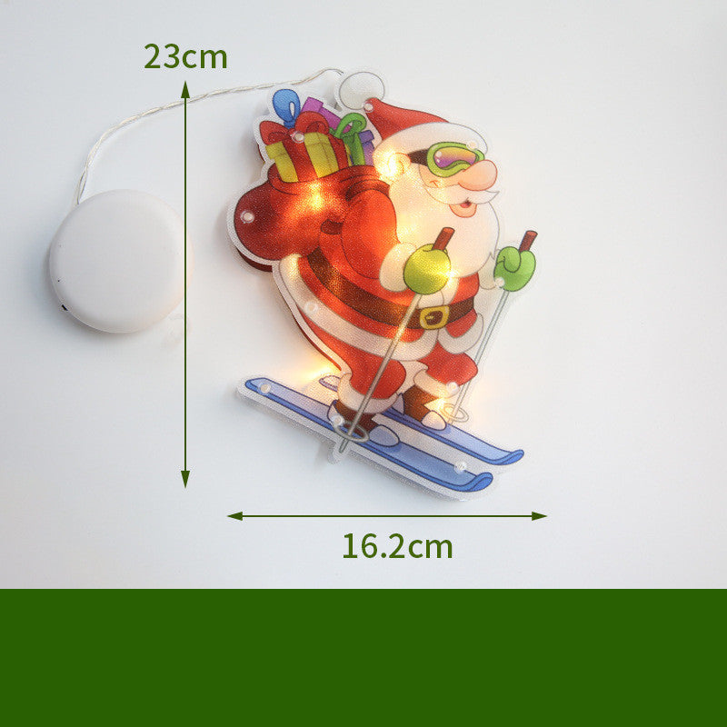 Christmas Decoration Lights Santa Snowman Elk | Xmas Holiday Decor