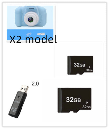 X2 HD Mini Cartoon Kids Digital Camera - Children’s Gift Camera