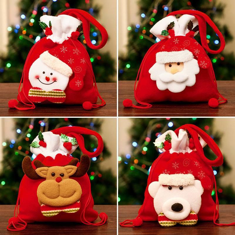 Christmas Gift Portable Brushed Bag | Xmas Holiday Decor