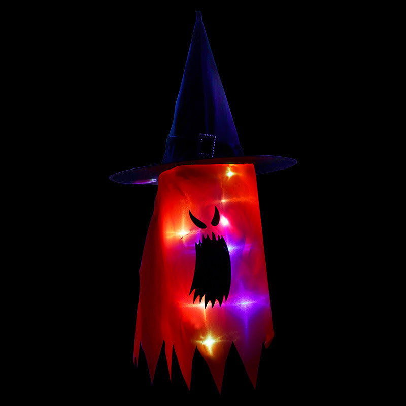 Halloween Holiday Decoration Lanterns Cloth Art Ghost String Lights