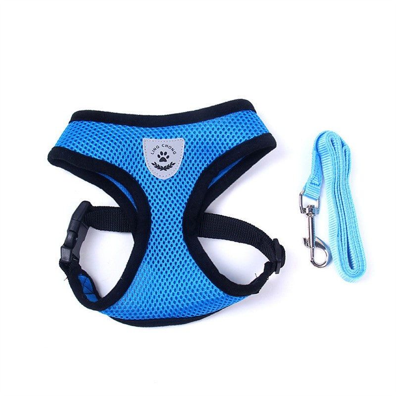 Pet Car Seat Belt Harness Set - Adjustable Dog Harness with Seat Belt Leash