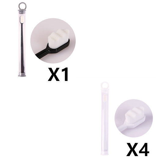 Ultra-Fine Super Soft Bristle Toothbrush - Gentle Gum Care