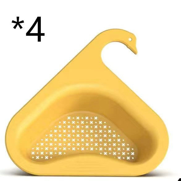 Hanging Swan Kitchen Drainer - Multifunctional Sink Sponge & Dish Rack