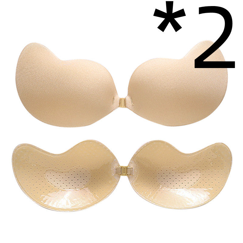 Invisible Push Up Bra Backless Strapless Seamless Front Closure