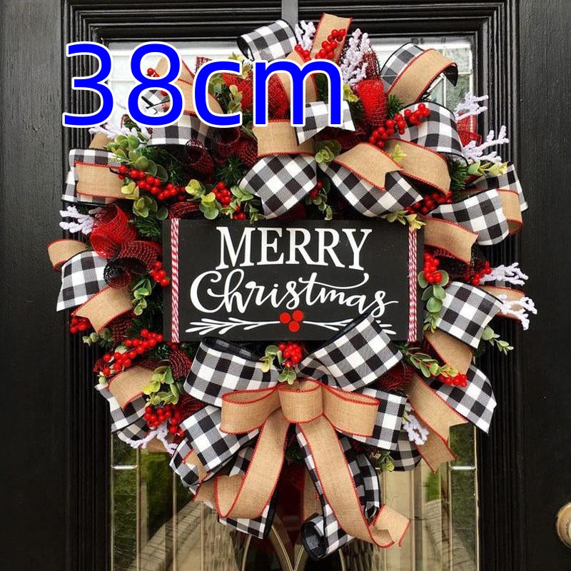 Christmas Bow Garland | Xmas Holiday Decor