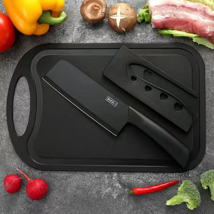 Stainless Steel Kitchen Knife Set - Chef Knives with Block