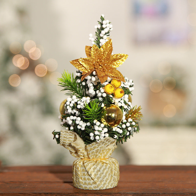 Christmas Mini Tree Desktop Decoration | Xmas Holiday Decor