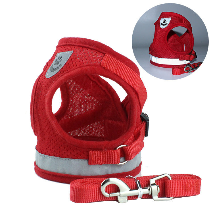 Pet Car Seat Belt Harness Set - Adjustable Dog Harness with Seat Belt Leash