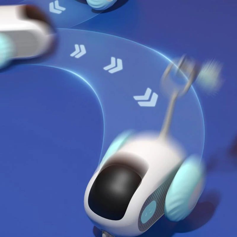 Remote Control Cat Car Toy - USB Rechargeable Interactive Chasing Toy for Cats