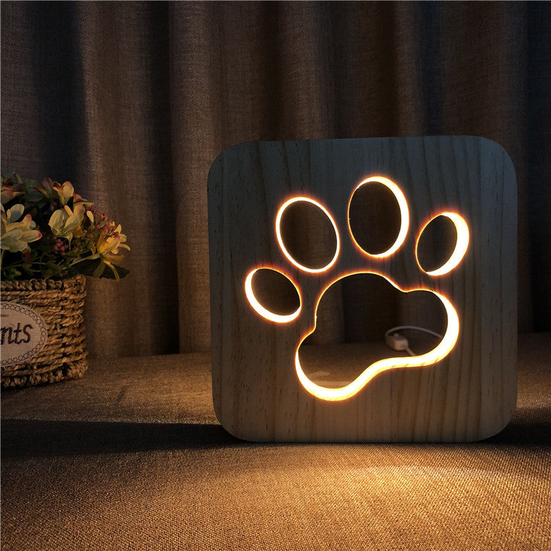 Christmas Cat Shape Night Light | Holiday Gift