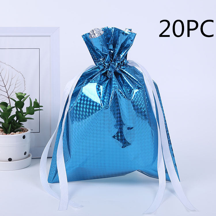 Christmas Gift Wrapping Bag Drawstring Decoration | Xmas Holiday Decor