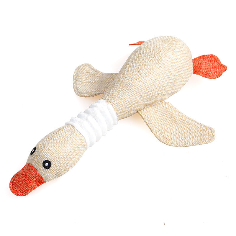 Squeaky Plush Dog Toys - Soft Animal Puzzle Chew Toys for Small & Medium Dogs