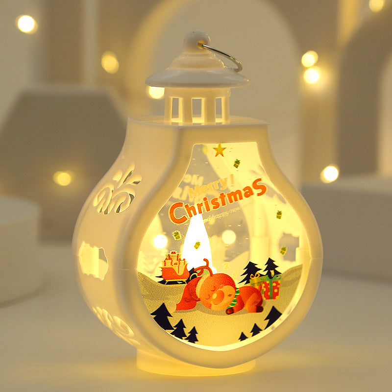 Christmas Candle Lamp Romantic Ornaments | Xmas Holiday Decor