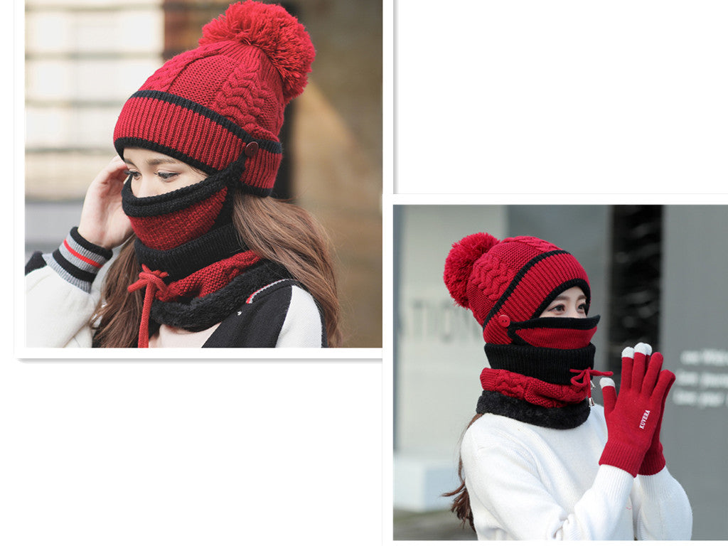 Plus Velvet Thick Bib Mask – Women's Fashion