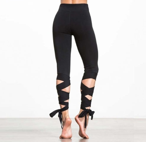 Yoga Sports Tight Leggings for Women Fitness Pants Dance Ballet