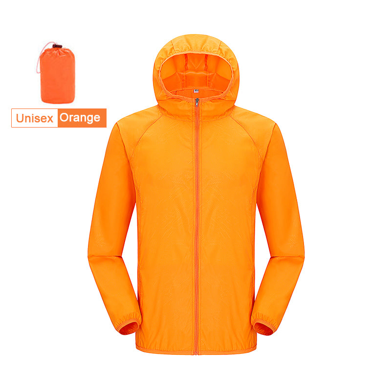 Mens and Women's Skin Windbreaker UV Protection Sunscreen Clothing