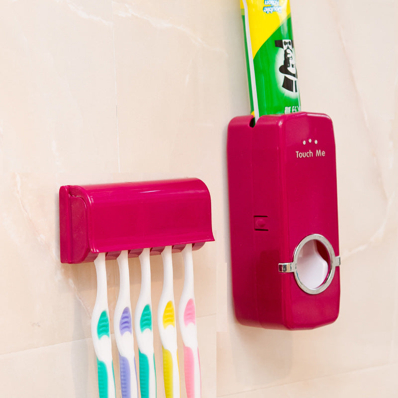 Bathroom Accessories Set - Soap Dispenser, Toothbrush Holder & Tray