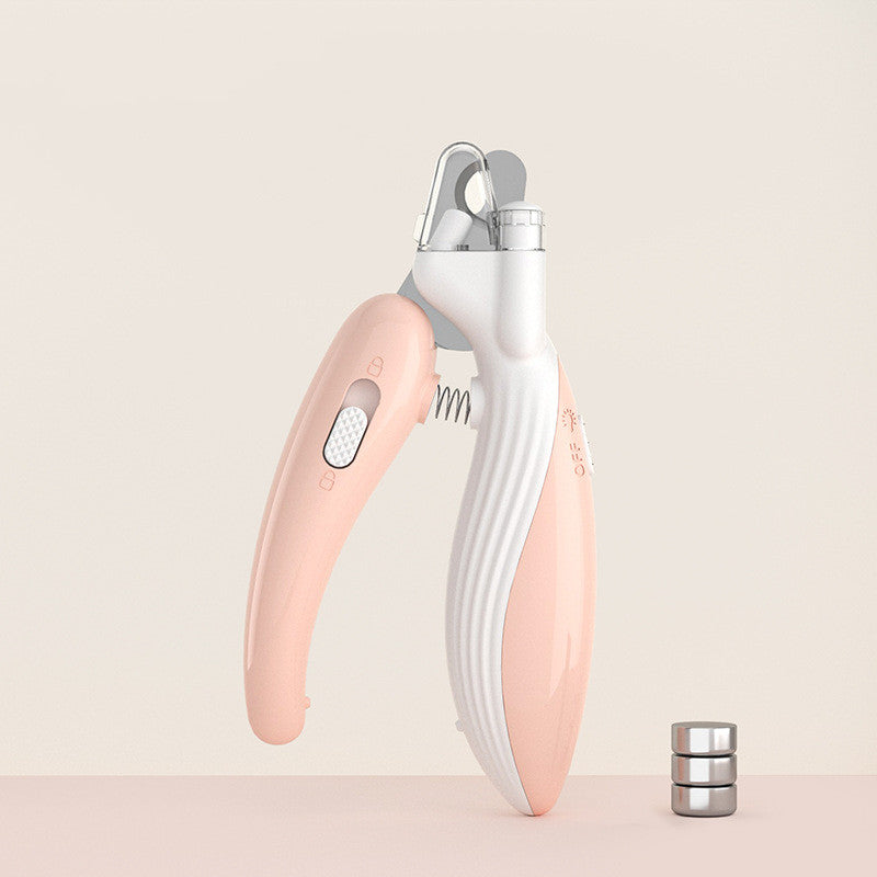 LED Pet Nail Clipper - Safe Cat & Dog Nail Trimmer with Blood-Line Light