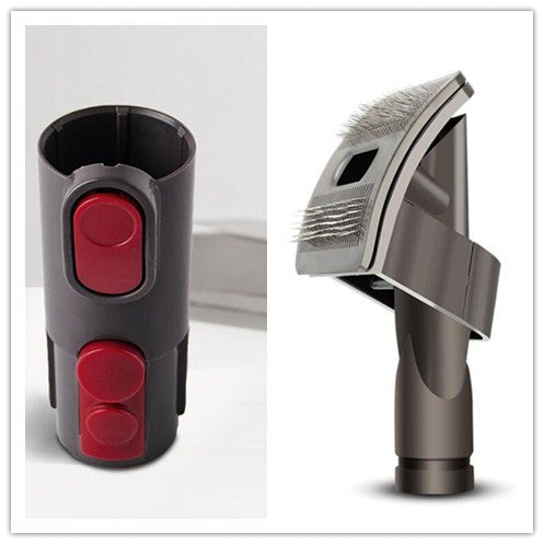Pet Grooming Vacuum Brush Attachment - Deshedding Tool for Dogs & Cats