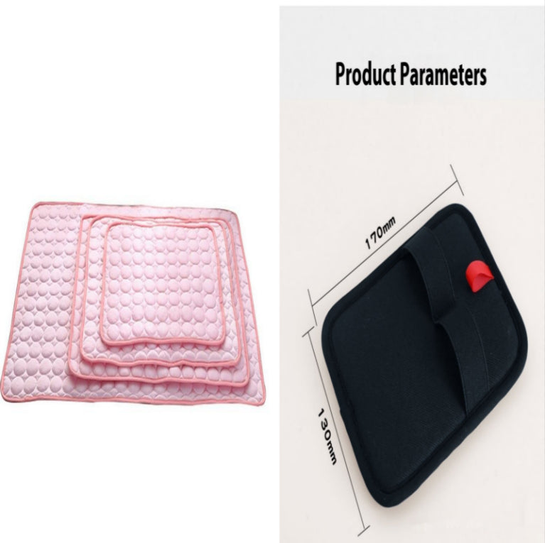 Pet Cooling Mat - Ice Silk Summer Bed Pad for Dogs & Cats, Multiple Sizes