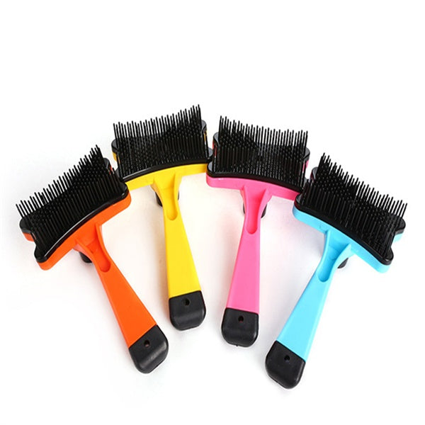 Pet Detangling Comb - Dog & Cat Grooming Comb for Knots and Loose Hair