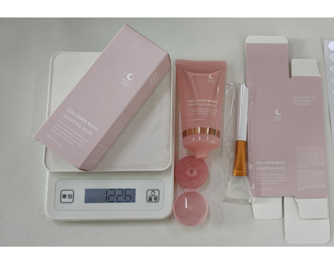 Face Night Mask Collagen Wrapping Natural Ingredients Firming