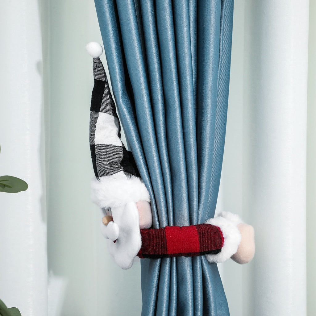 Christmas Decorations Forest Elderly Curtain Buckle | Xmas Holiday Decor