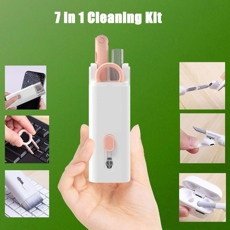 Keyboard and Earbud Cleaning Kit with Retractable Brush