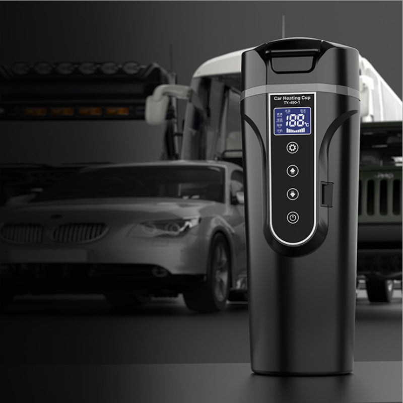 Portable Car Bottle Smart Touch Digital Display Insulated Cup Home
