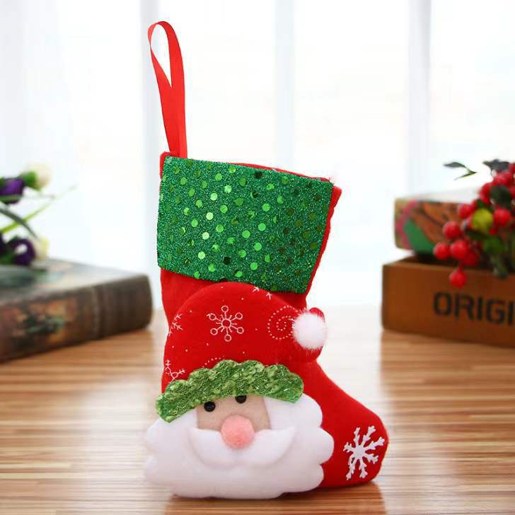 Christmas Decorations Stocking Pendant Gift Bag Hanging Piece