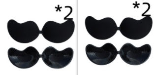 Invisible Push Up Bra Backless Strapless Seamless Front Closure